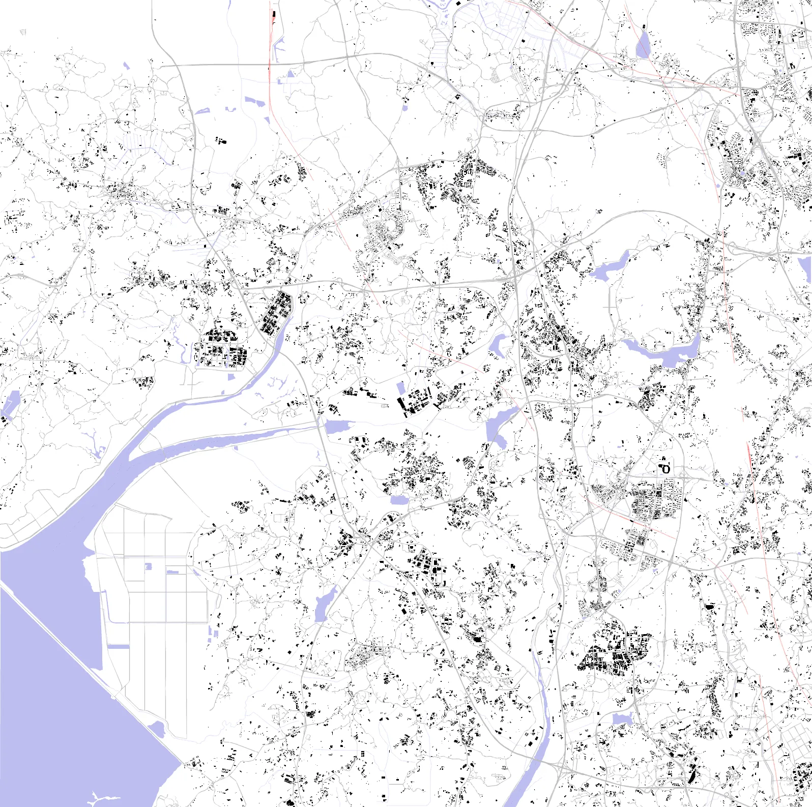 Hwaseong figure ground plan