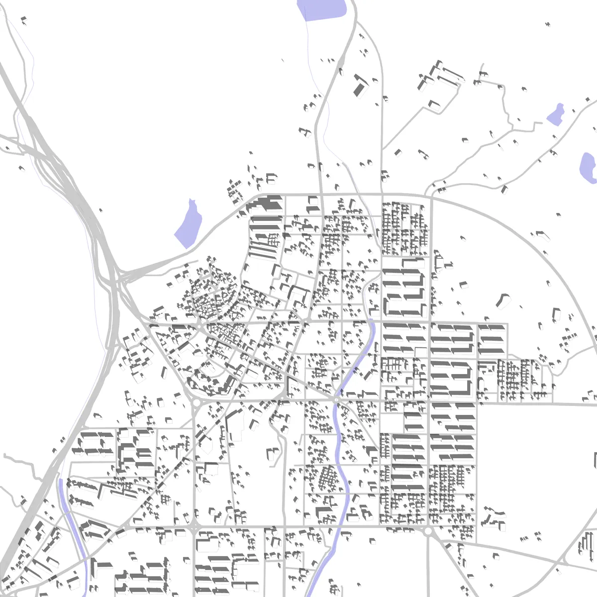 Hwasun Lageplan (2,5 km)
