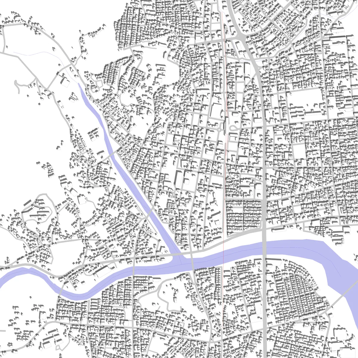 日向 敷地図 (2.5 km)