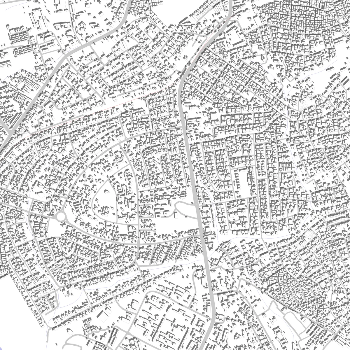 Ibadan North site plan (2.5 km)