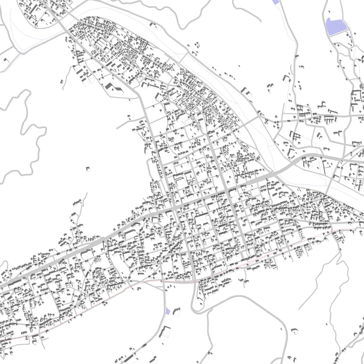 井原 敷地図 (2.5 km)