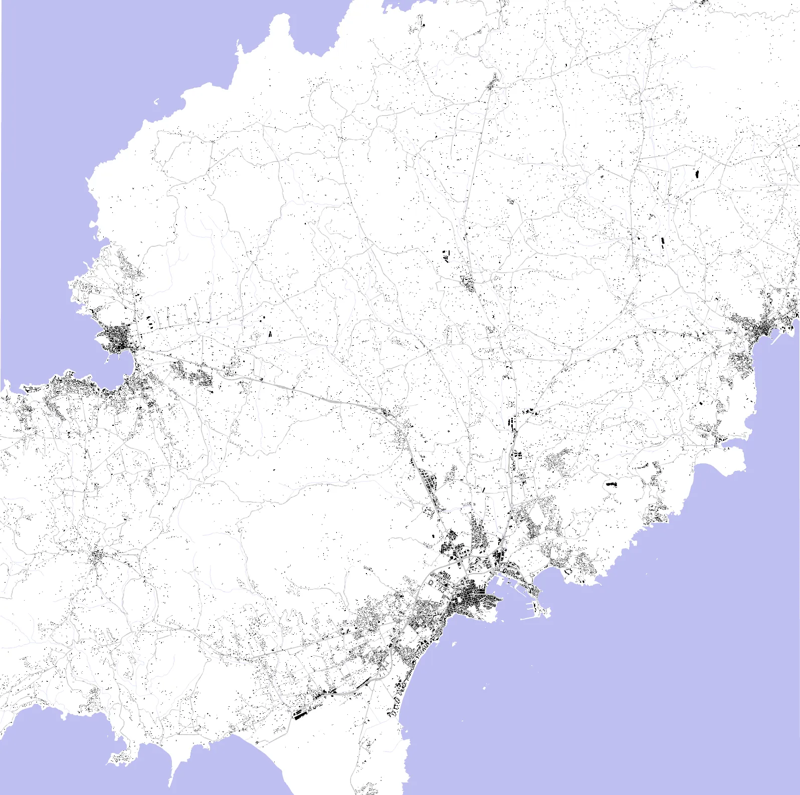Ibiza Schwarzplan