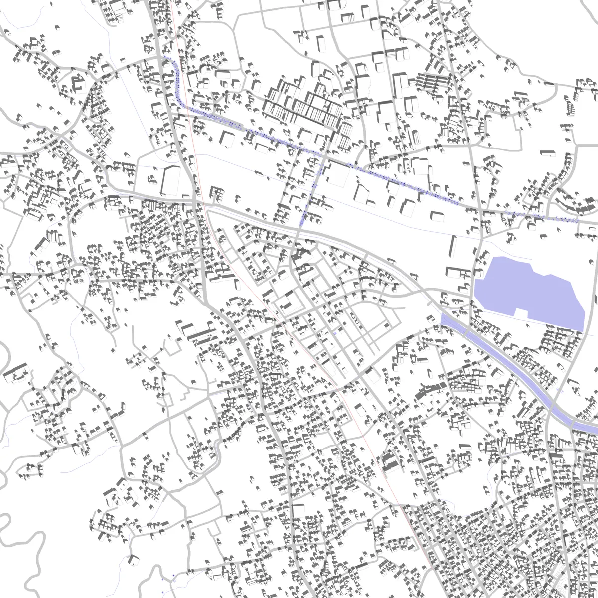 指宿 敷地図 (2.5 km)