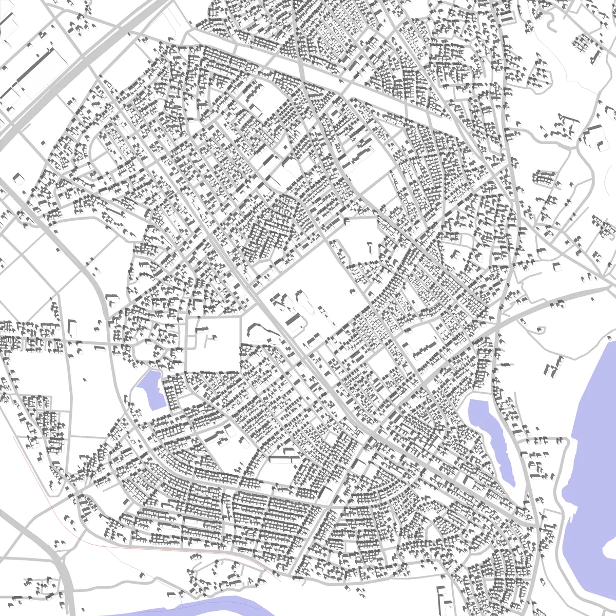 Ichihara Lageplan (2,5 km)