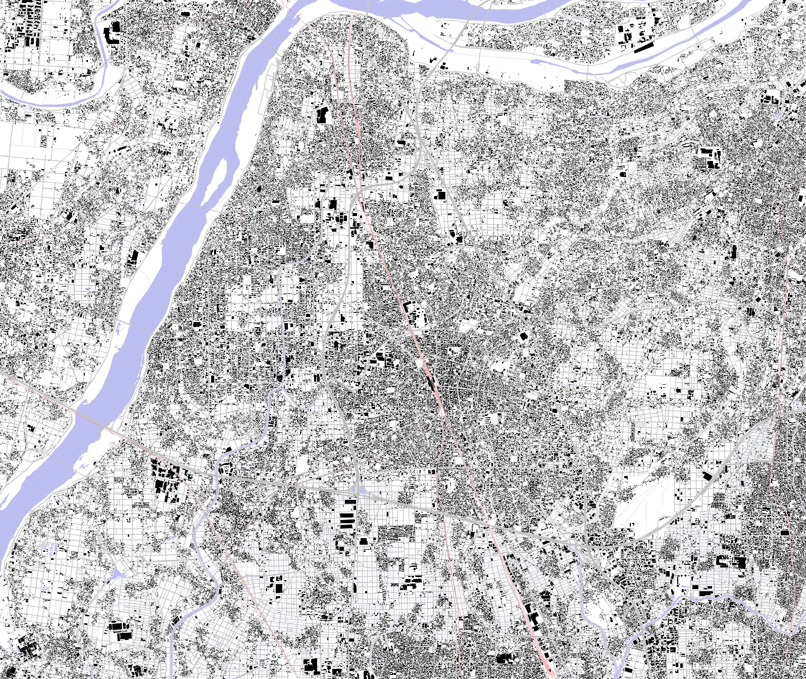 Ichinomiya figure ground plan