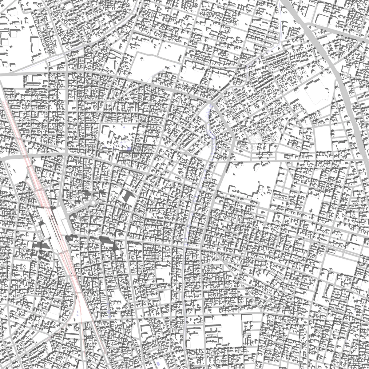 Ichinomiya site plan (2.5 km)