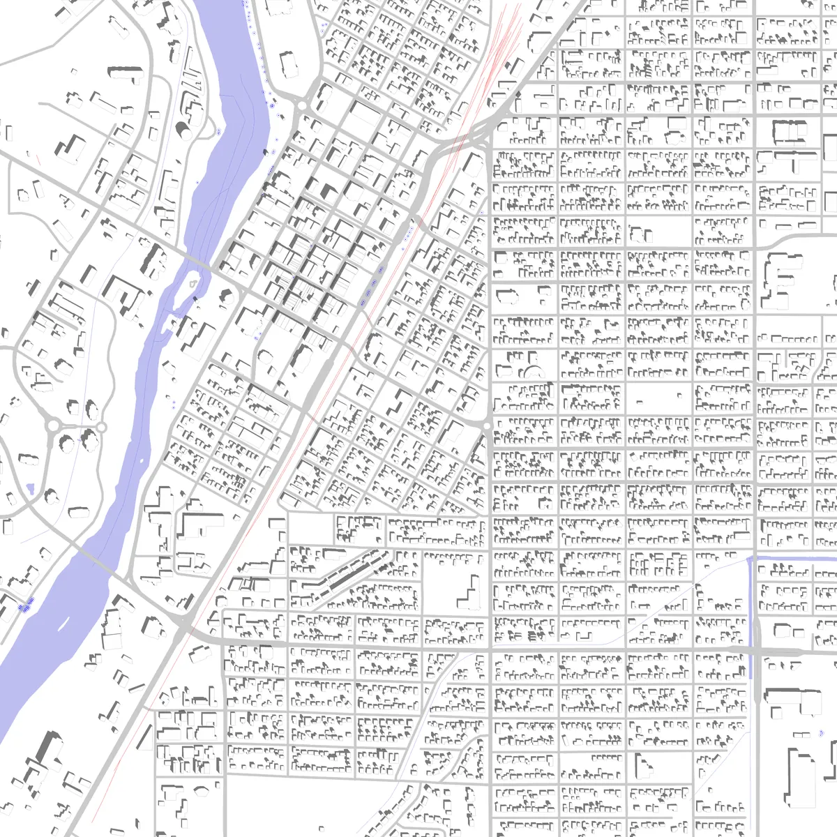 Idaho Falls site plan (2.5 km)