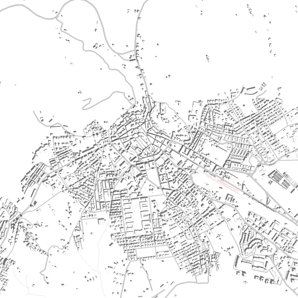 Iglesias Lageplan (2,5 km)