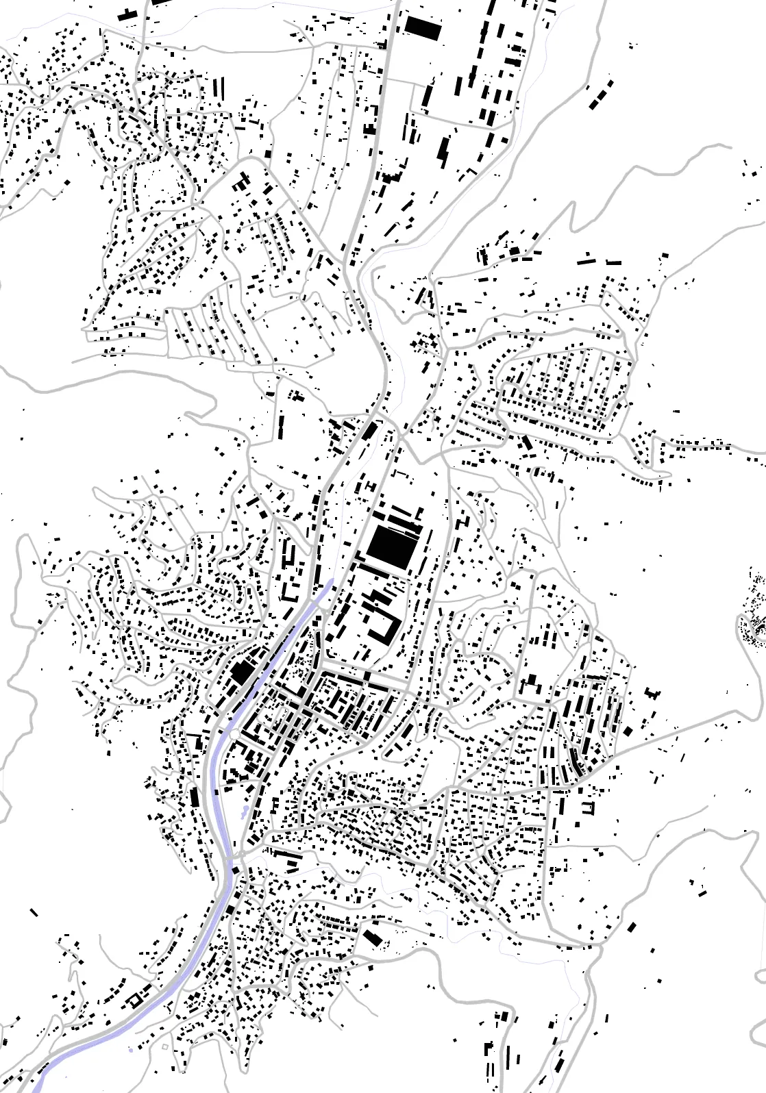 Ijevan figure ground plan