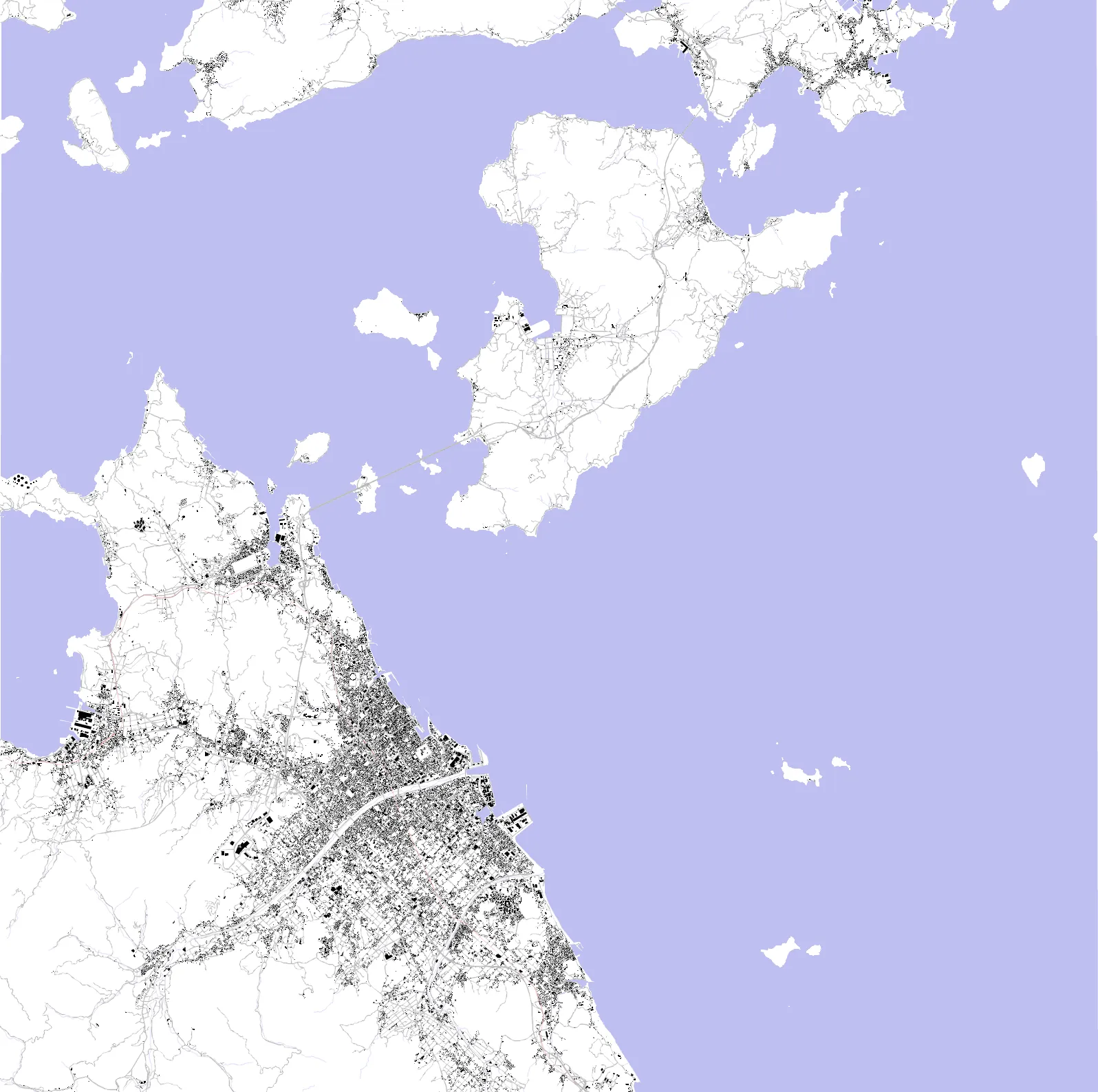 Imabari figure ground plan