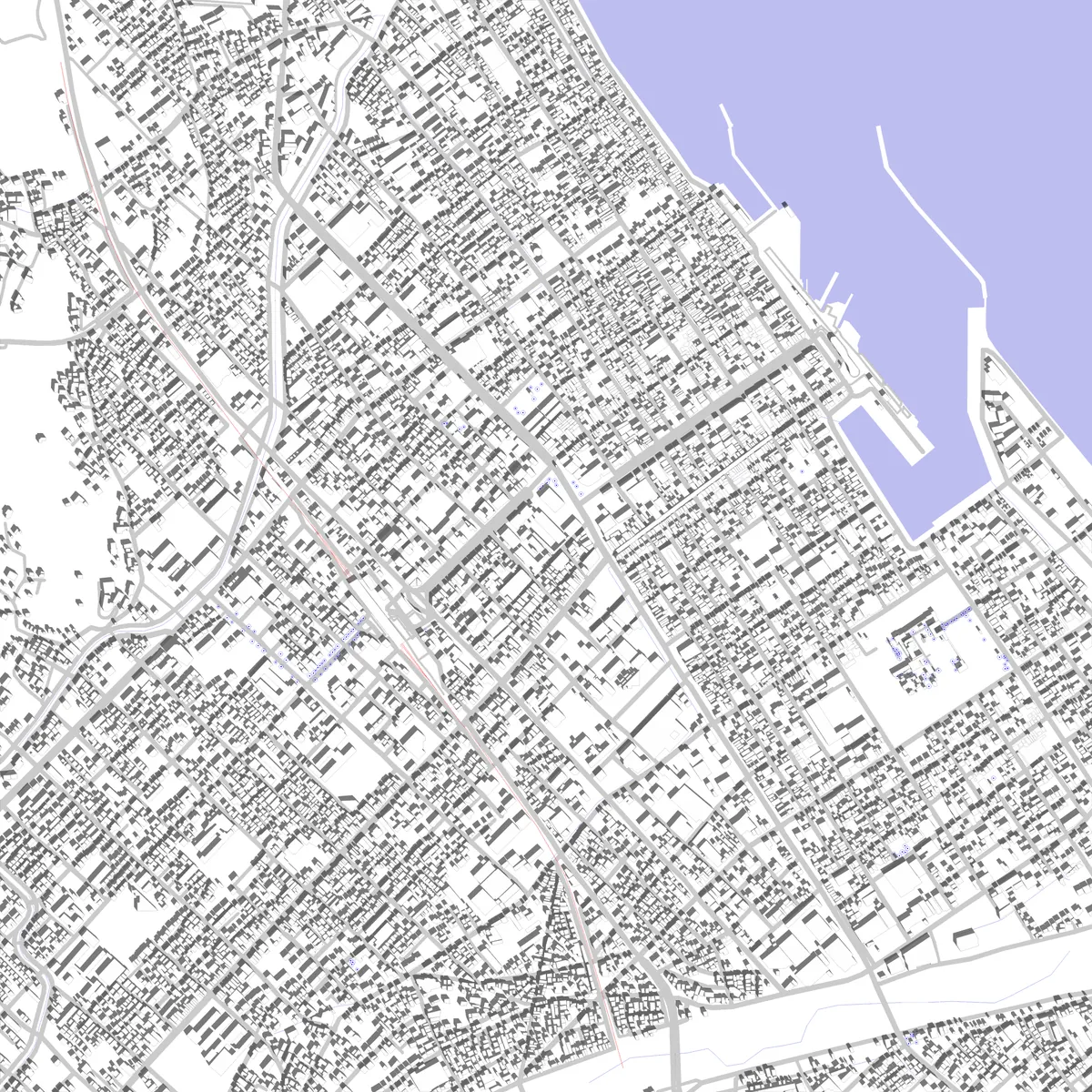Imabari site plan (2.5 km)