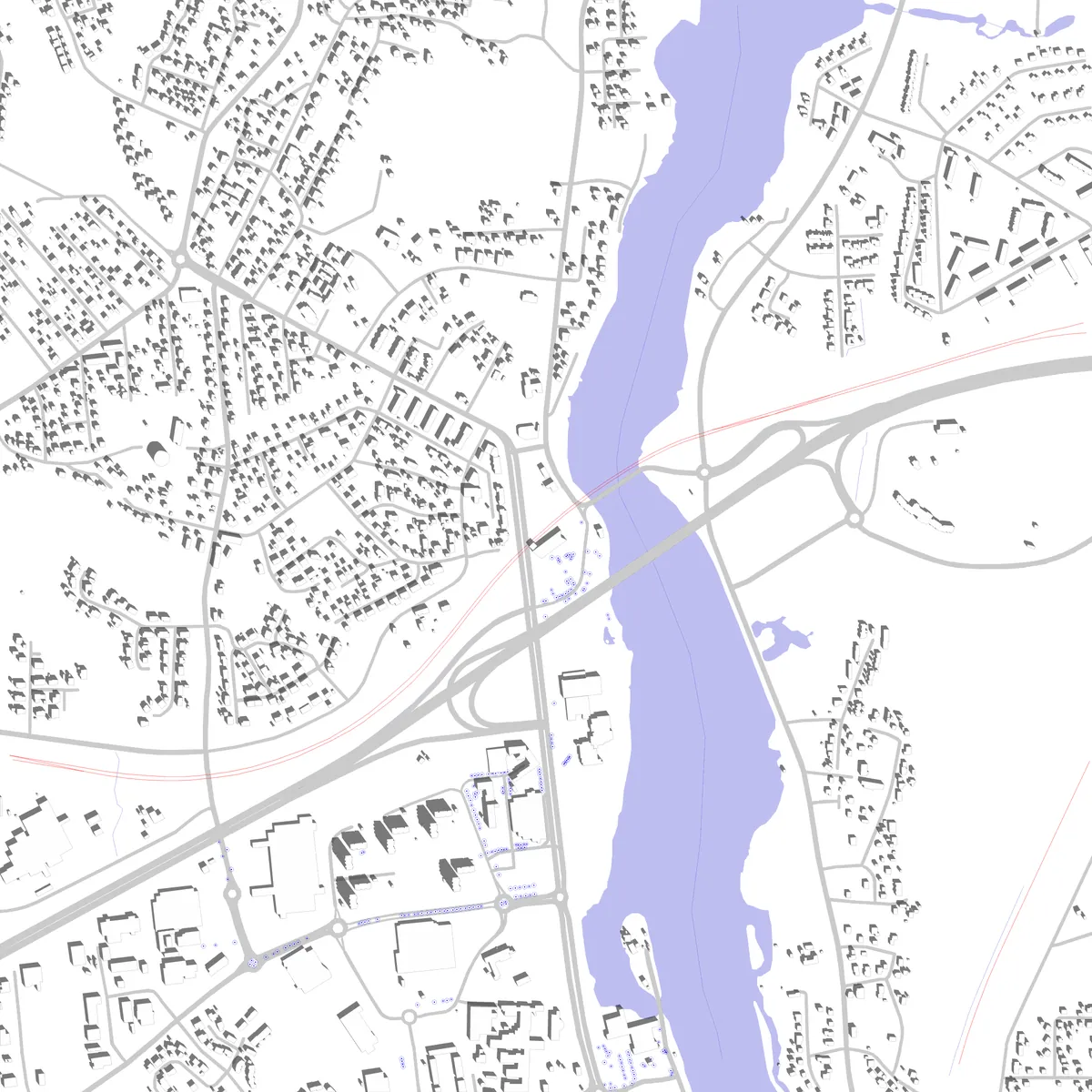 Imatra Lageplan (2,5 km)