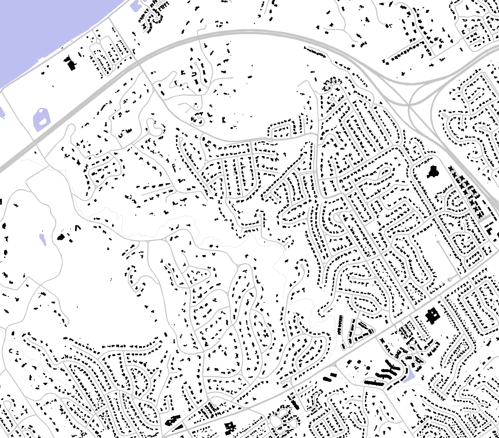 Indian Hills figure ground plan