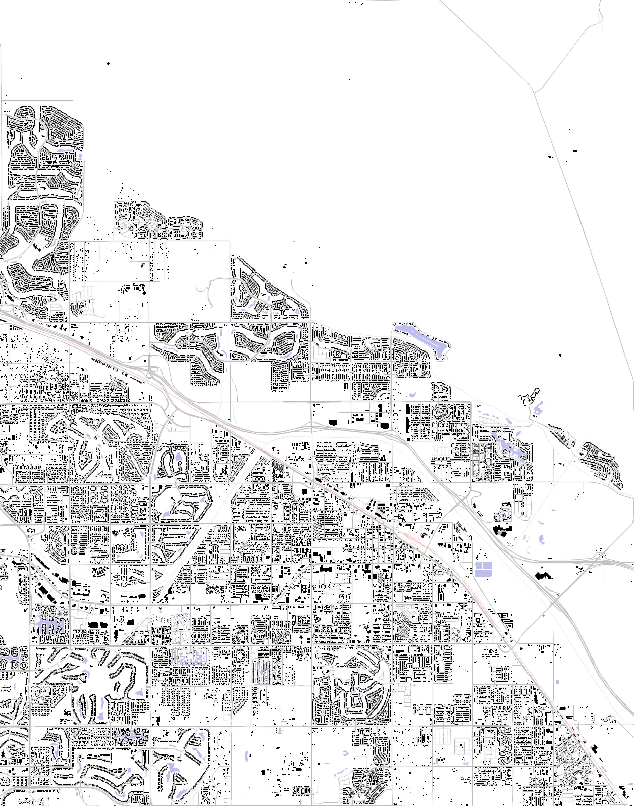 Indio figure ground plan