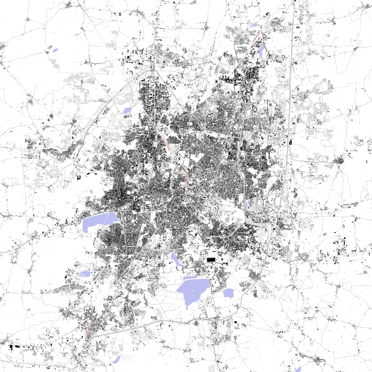 Indore Architectural Map | ready-to-draw layered vectors | CAD ATLAS