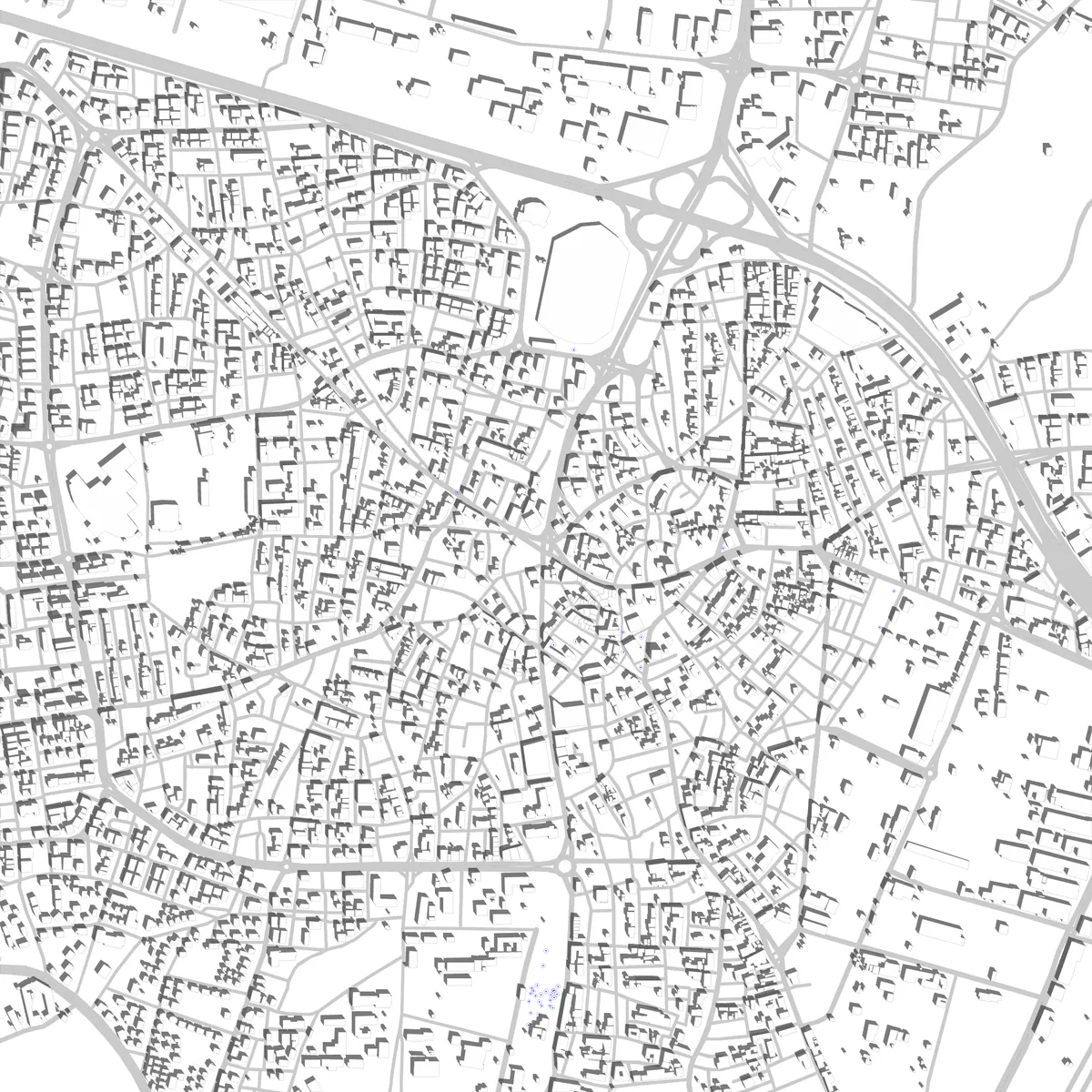 İnegöl site plan (2.5 km)