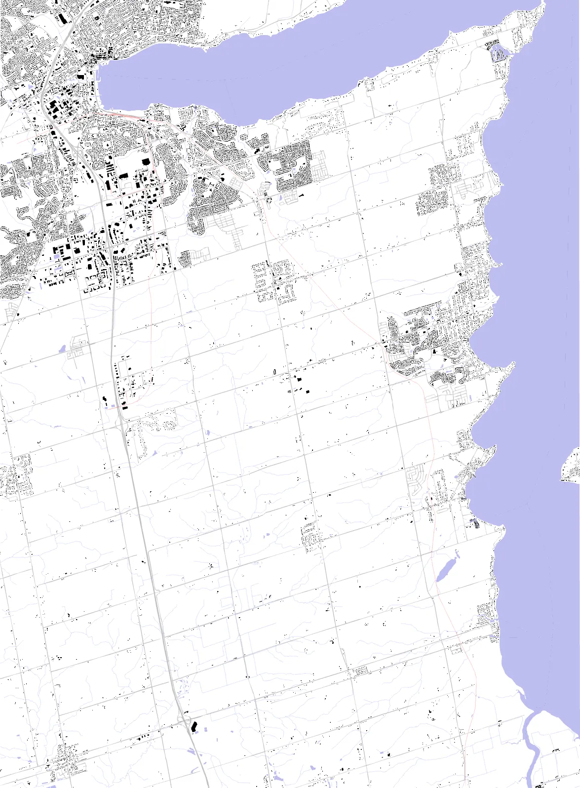 Innisfil figure ground plan