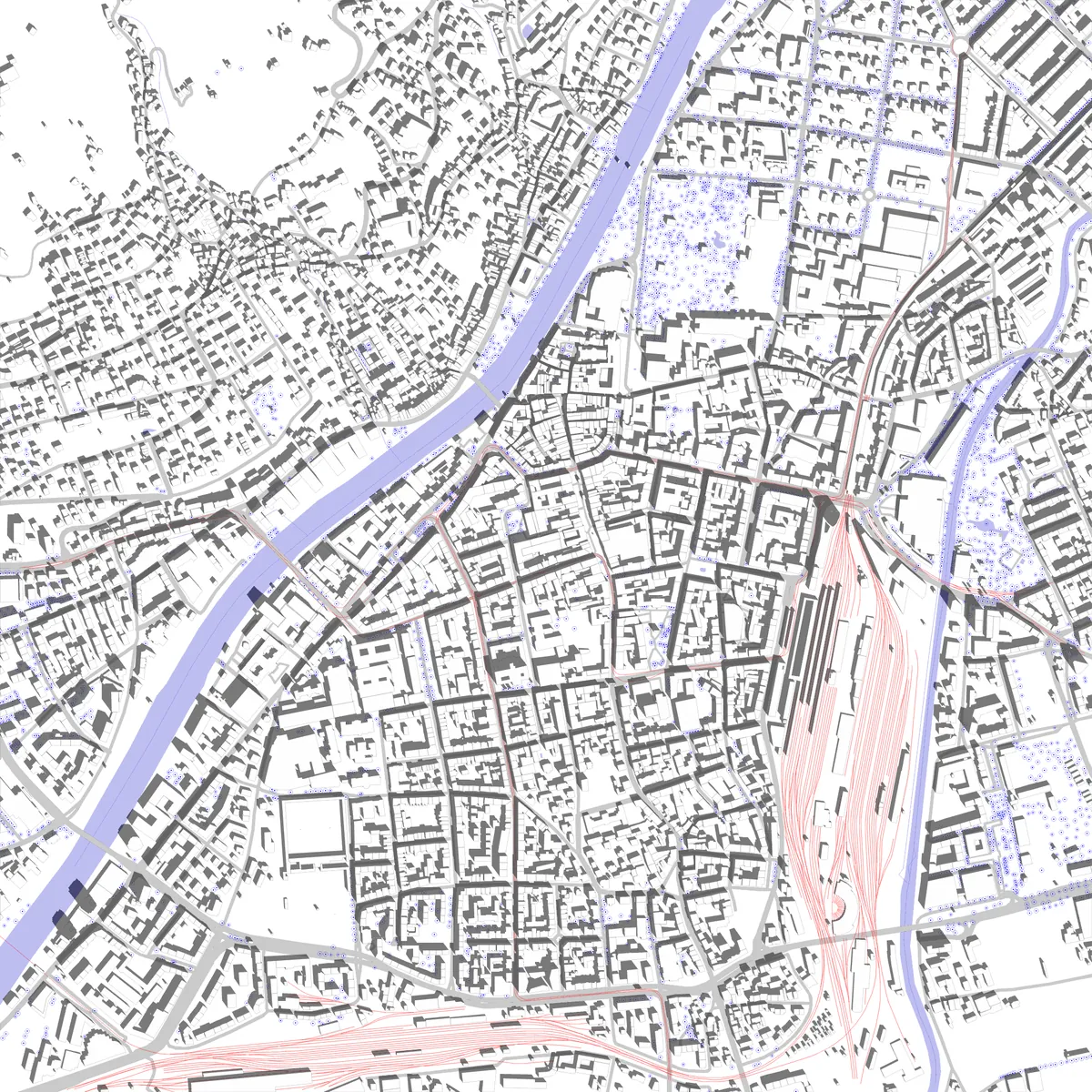 Innsbruck Lageplan (2,5 km)