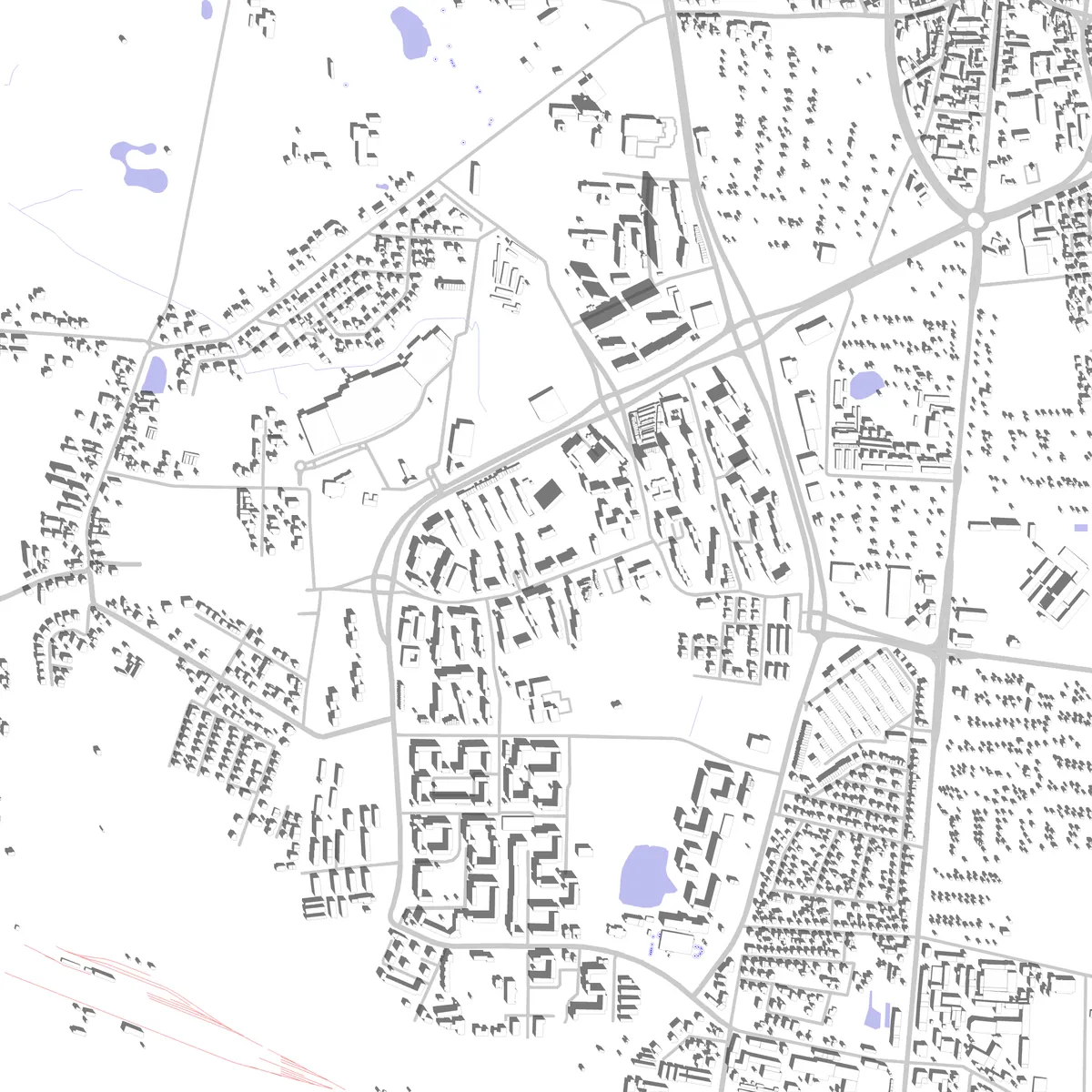 Inowrocław plan zagospodarowania (2,5 km)