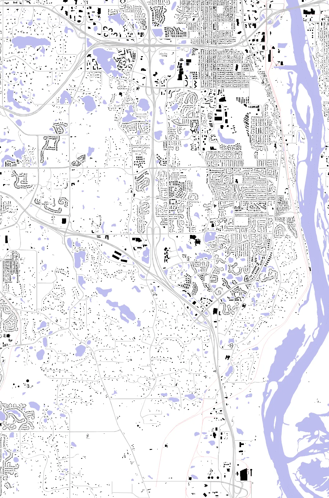 Inver Grove Heights figure ground plan