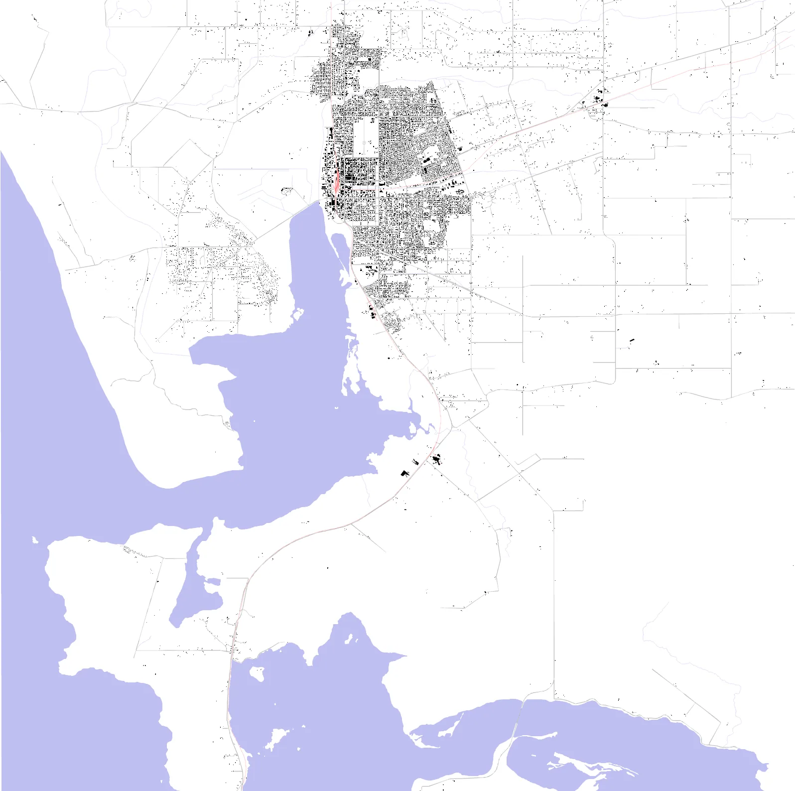 Invercargill figure ground plan