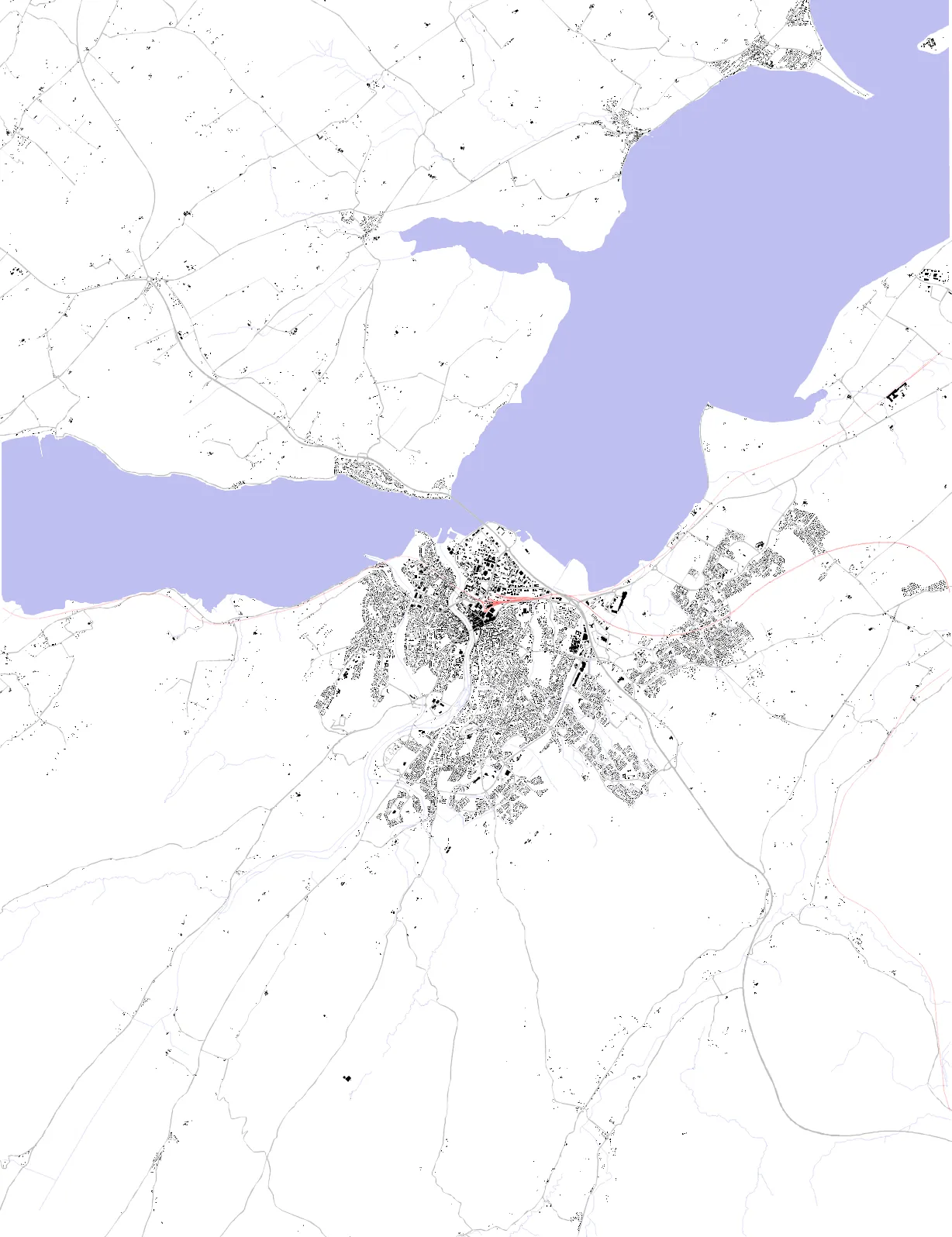 Inverness figure ground plan