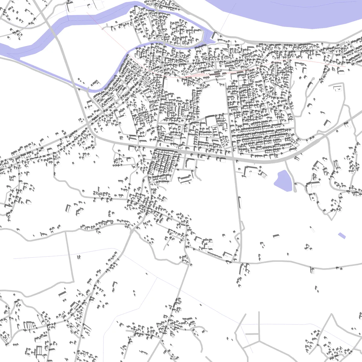 Inzai Lageplan (2,5 km)