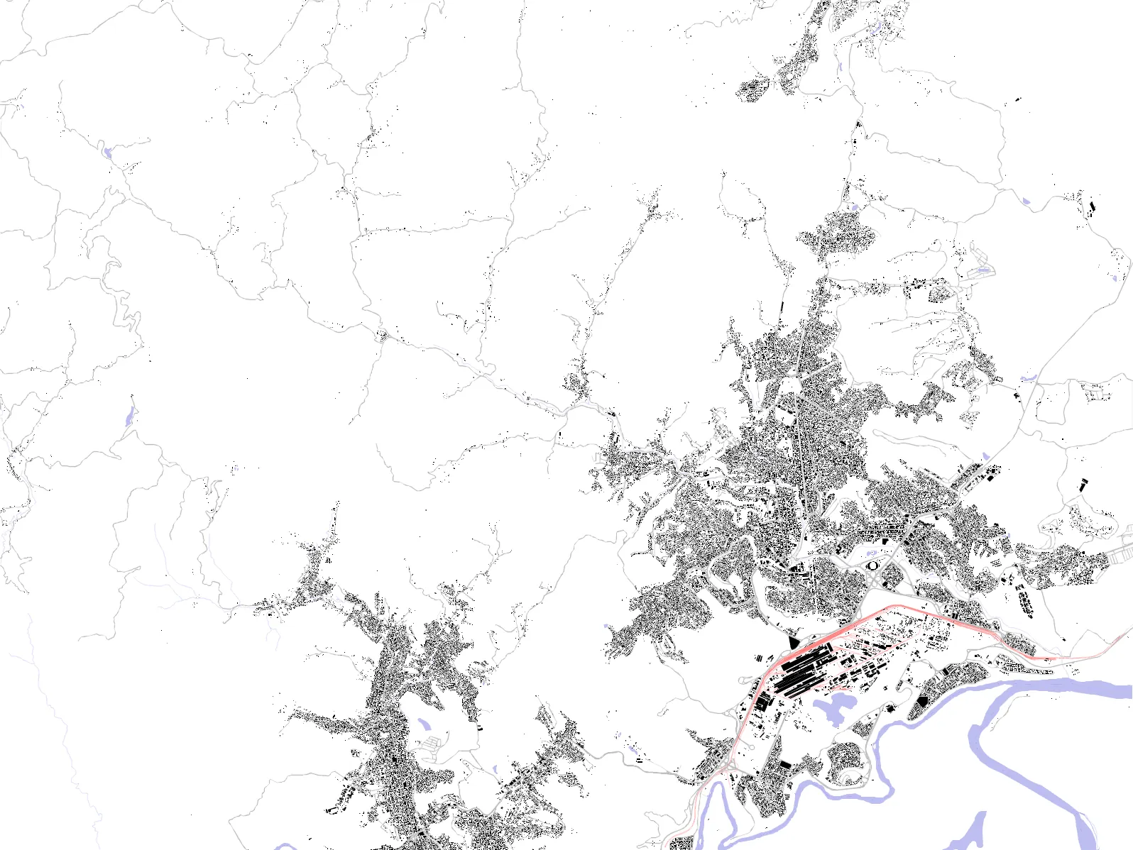 Ipatinga figure ground plan