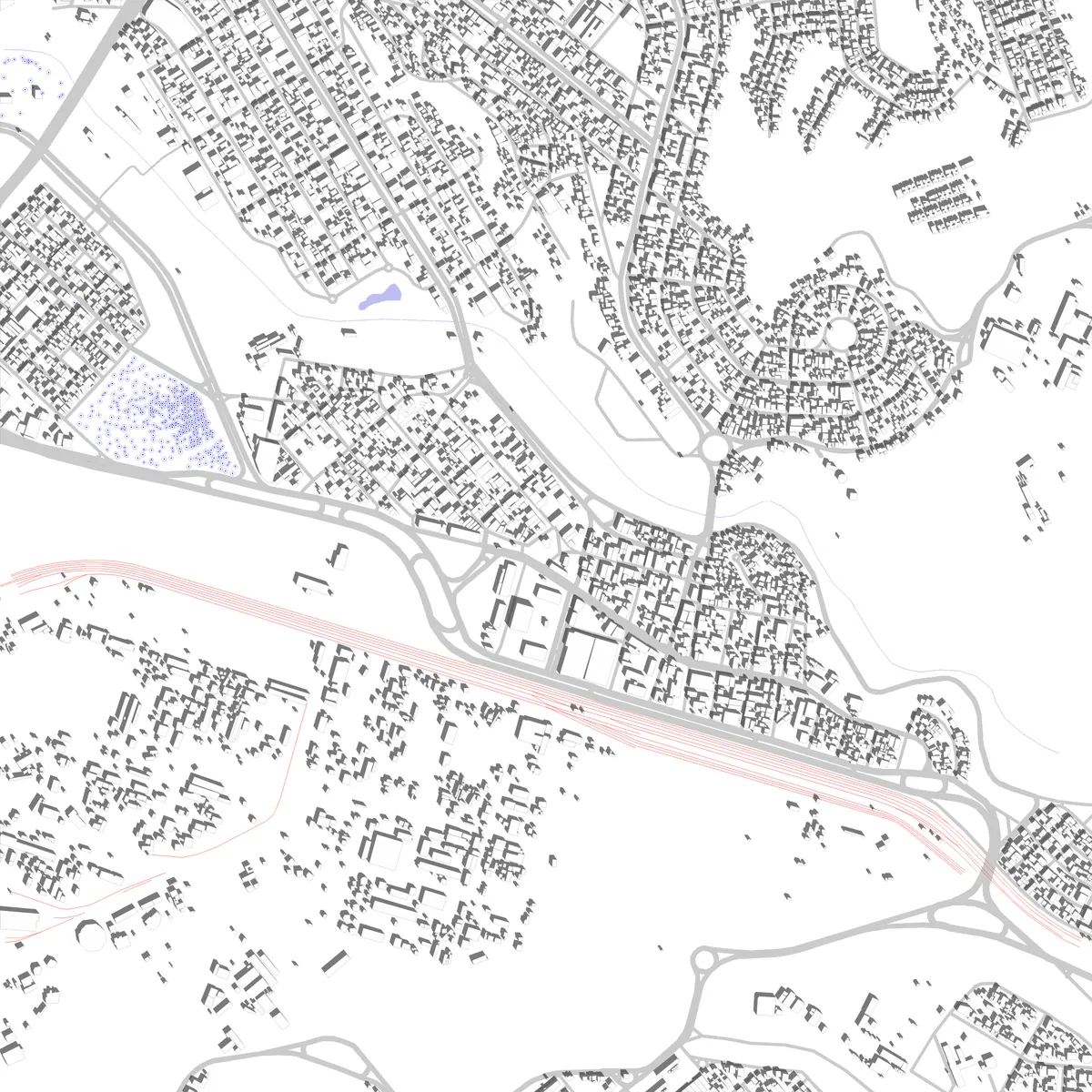 Ipatinga site plan (2.5 km)