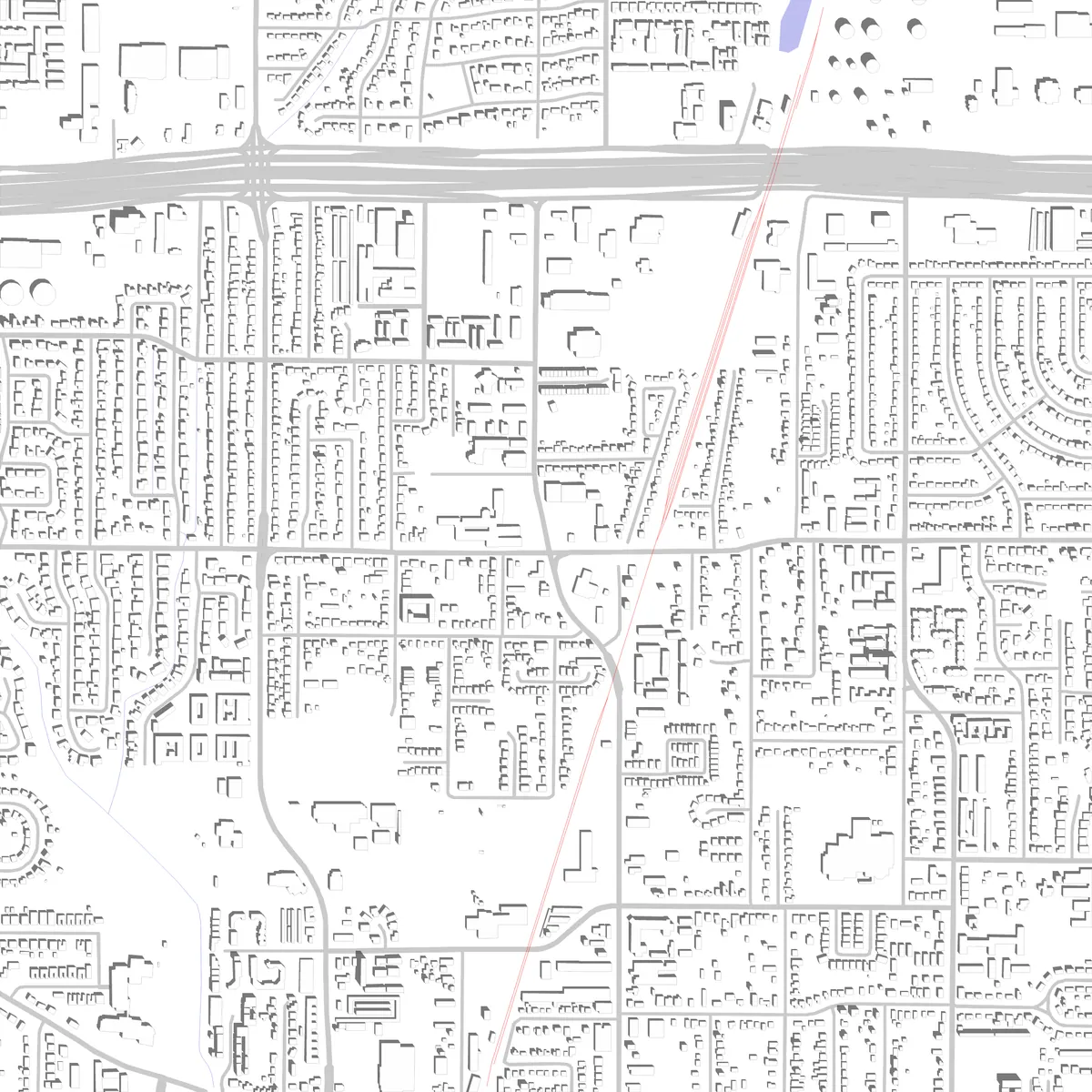 Irving Lageplan (2,5 km)