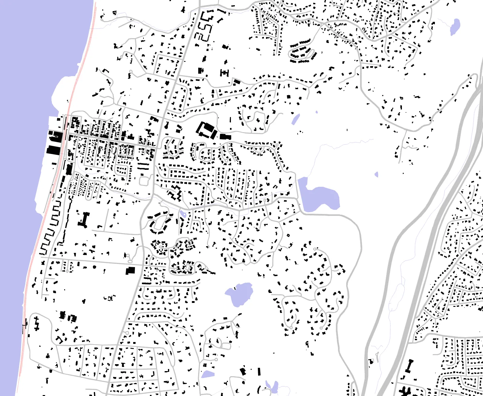 Irvington figure ground plan