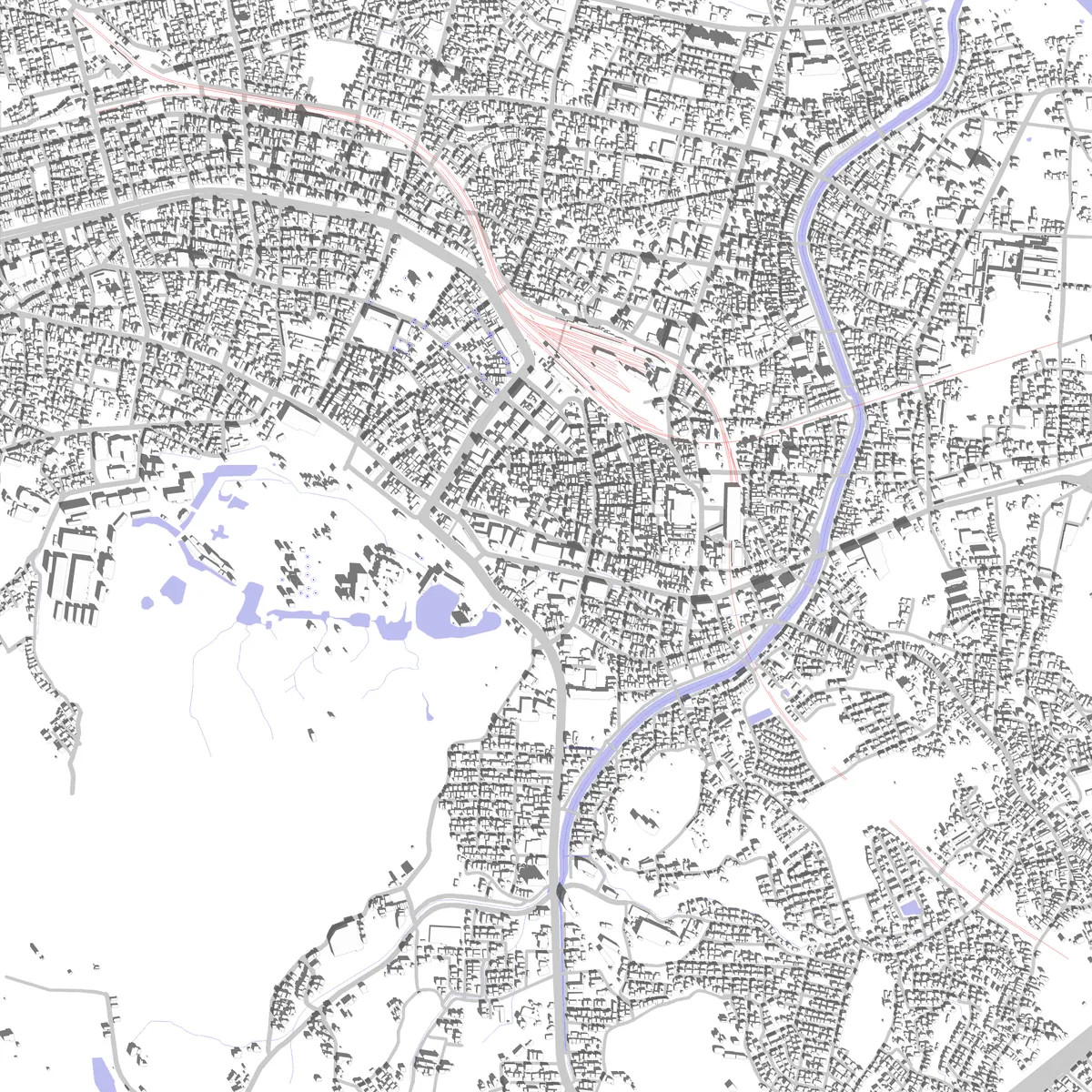 Ise site plan (2.5 km)