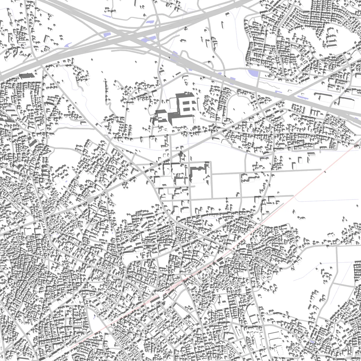 Isehara site plan (2.5 km)
