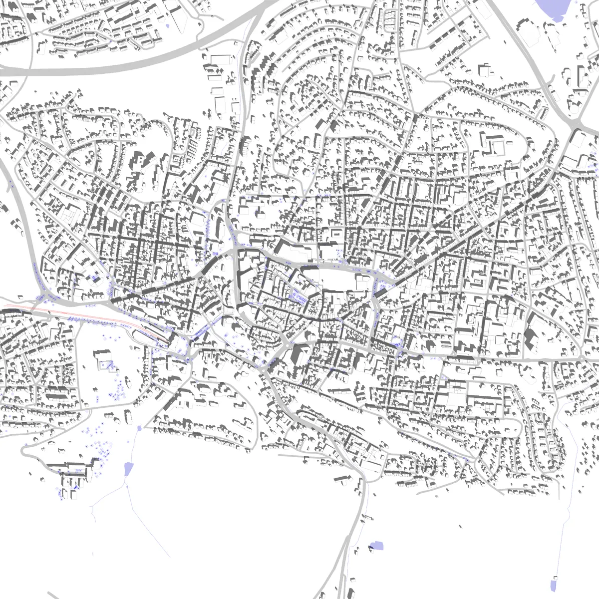 Iserlohn Lageplan (2,5 km)