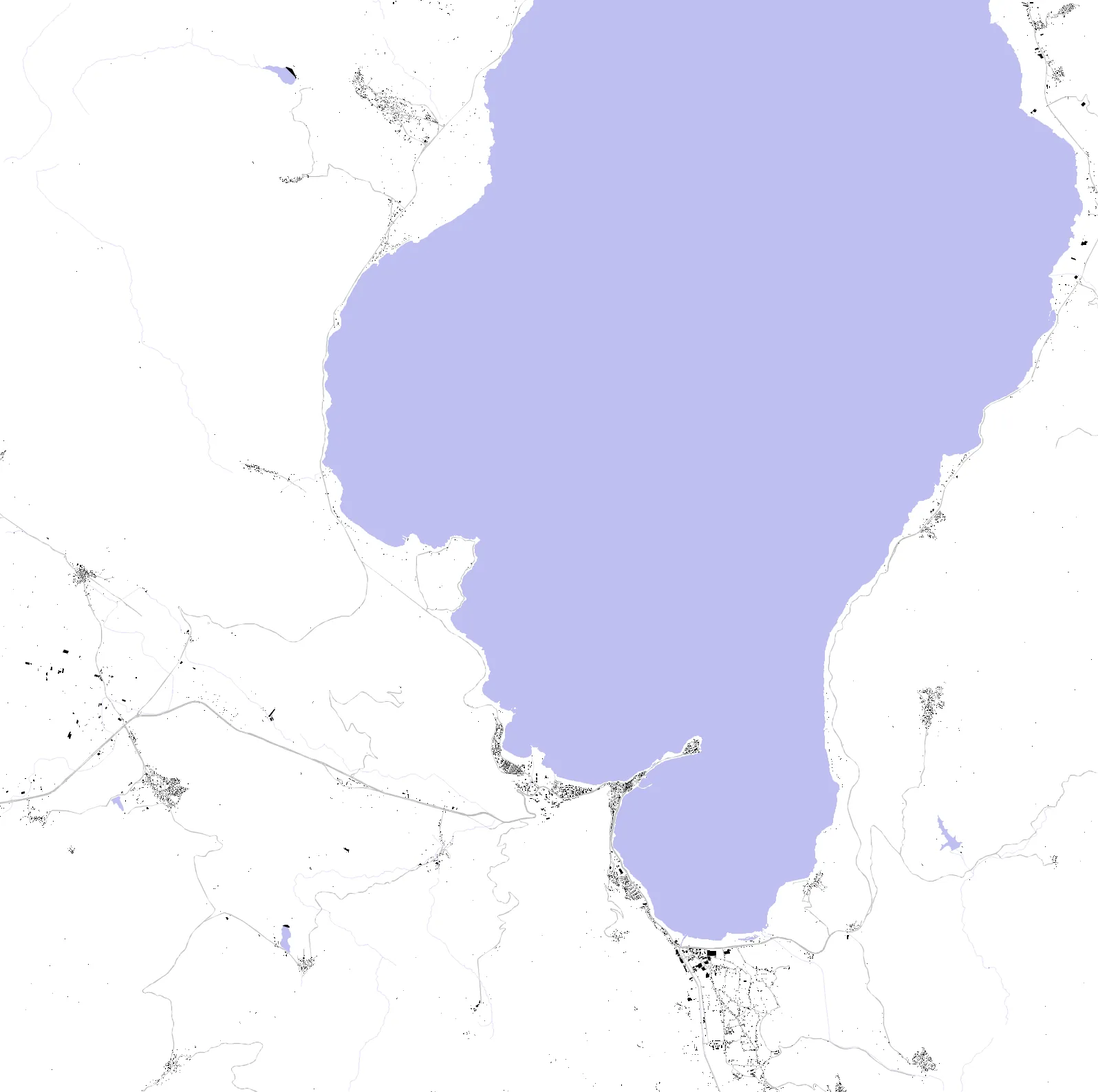 Isparta Schwarzplan