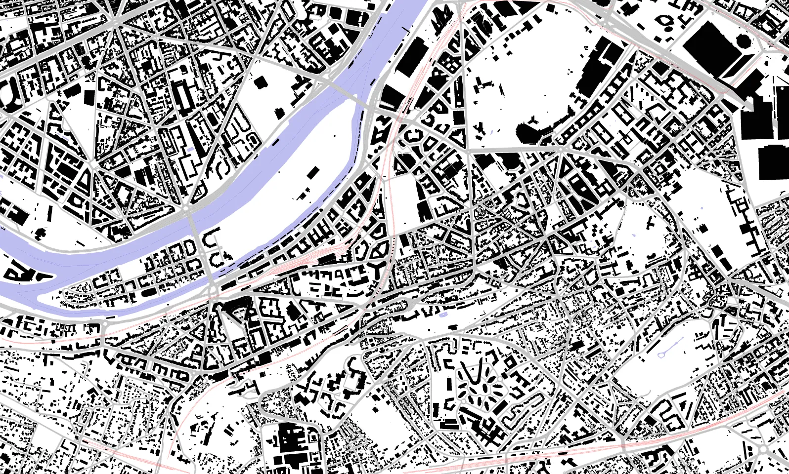 Issy-les-Moulineaux plan de masse