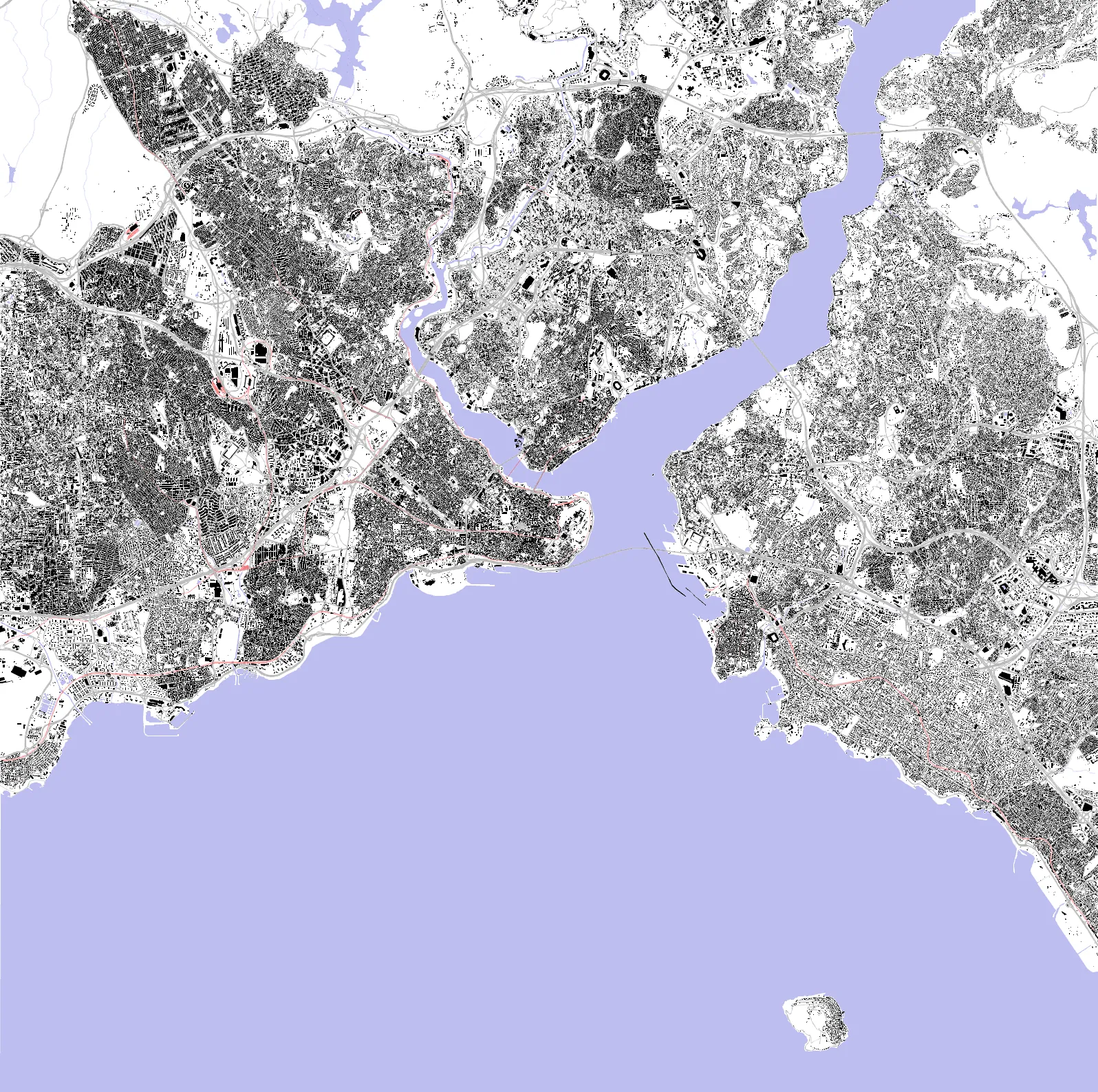 İstanbul figure ground plan