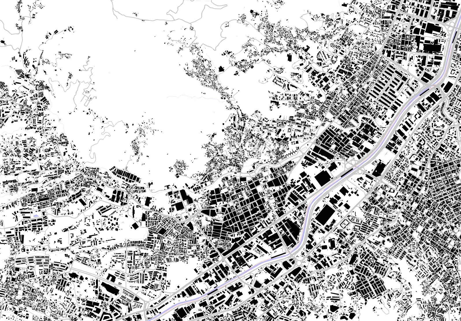 Itagüí figure ground plan