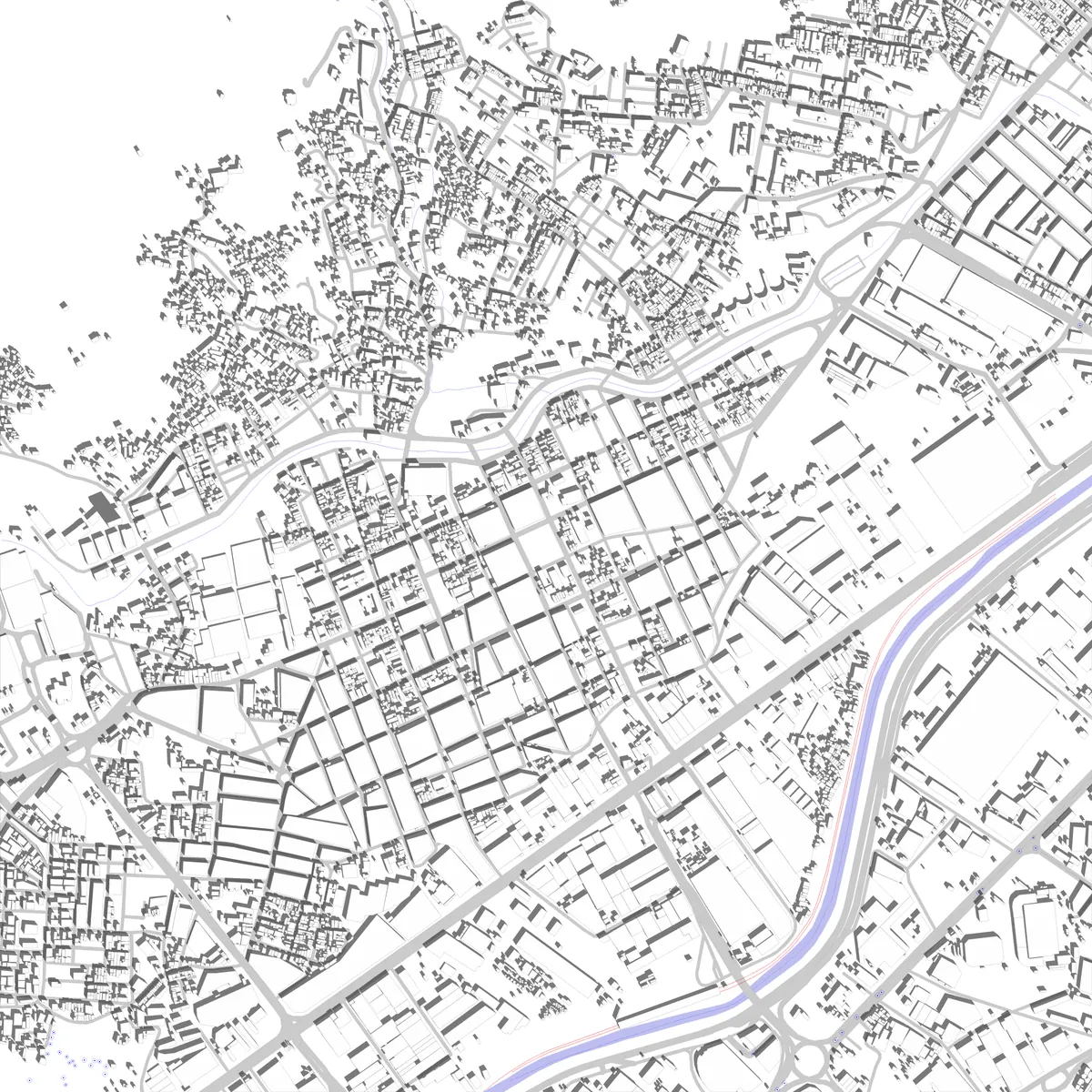 Itagüí site plan (2.5 km)