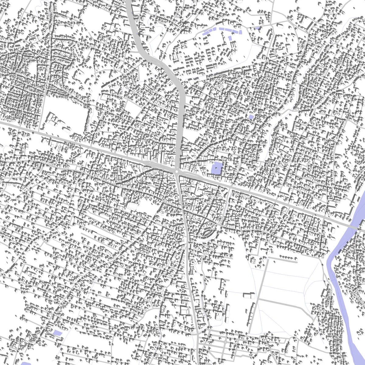 Itahari Lageplan (2,5 km)