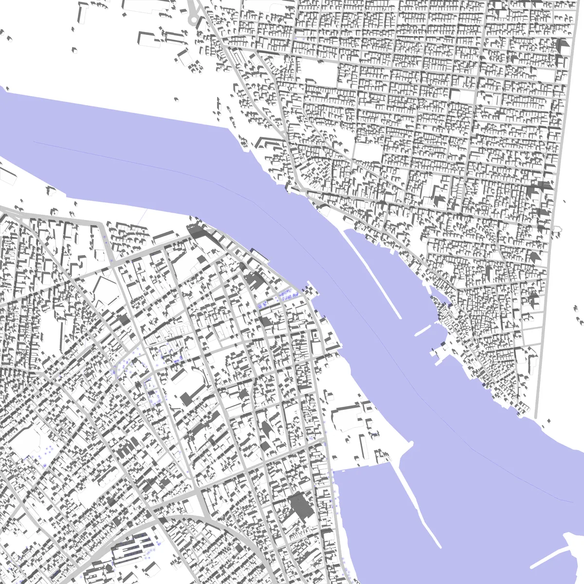 Itajaí planta de localização (2,5 km)