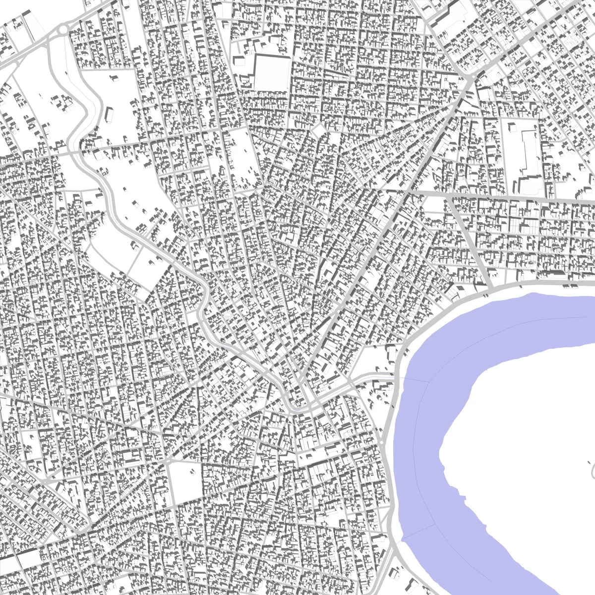 Itumbiara site plan (2.5 km)