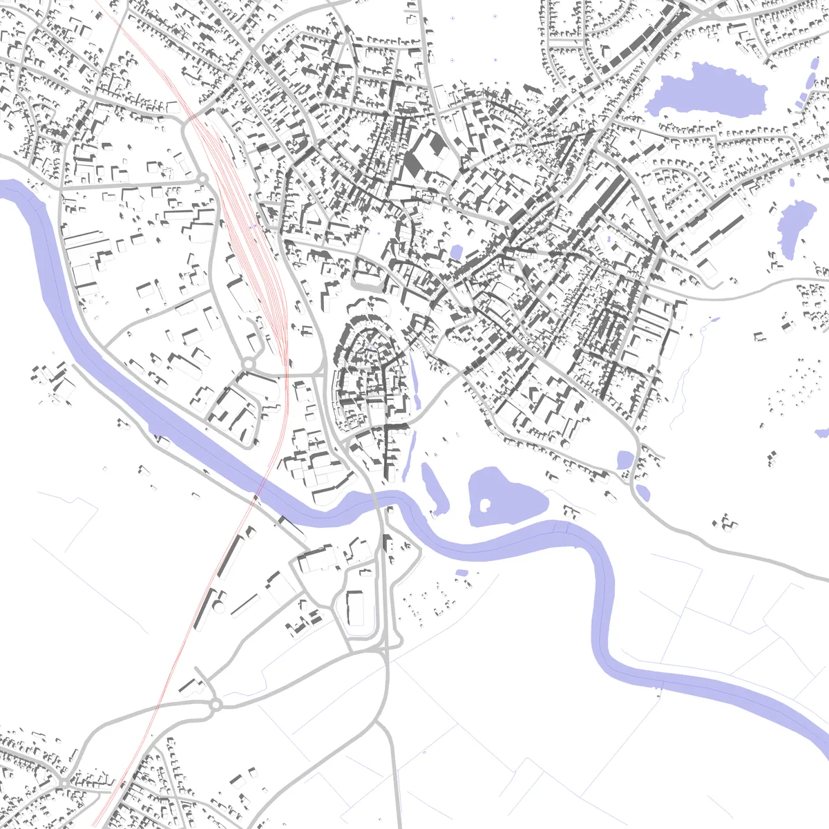 Itzehoe Lageplan (2,5 km)