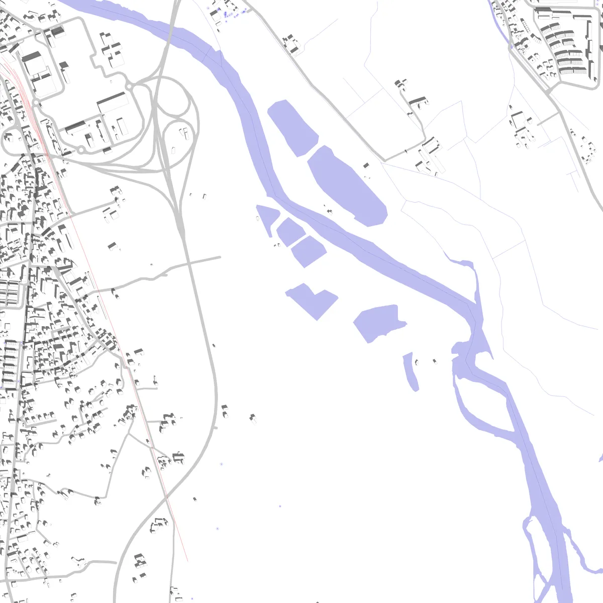 Ivrea planimetria di sito (2.5 km)