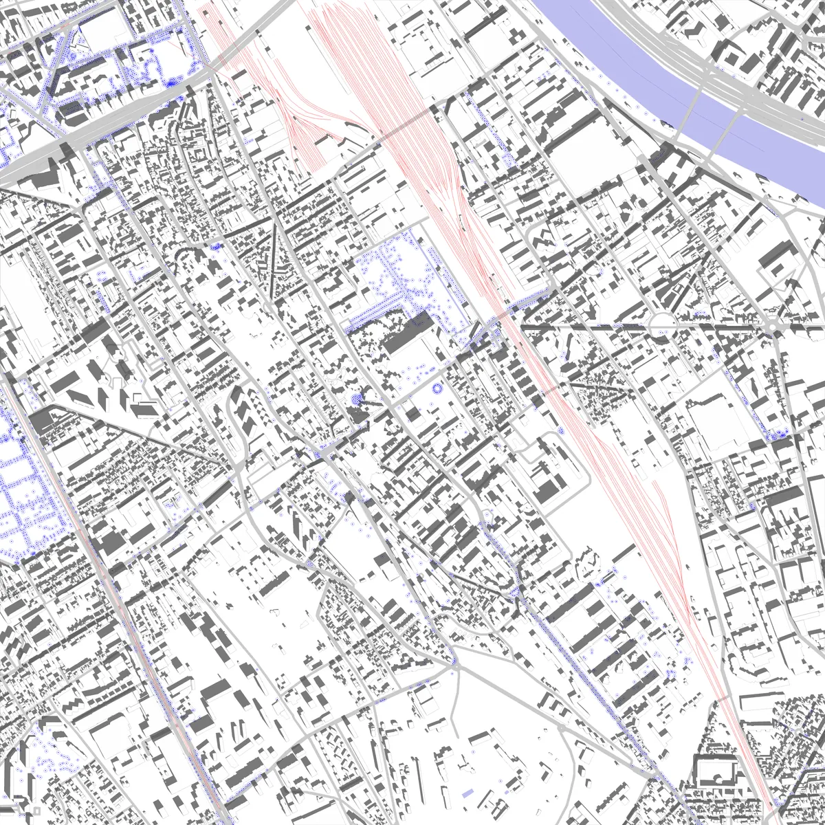 Ivry-sur-Seine site plan (2.5 km)