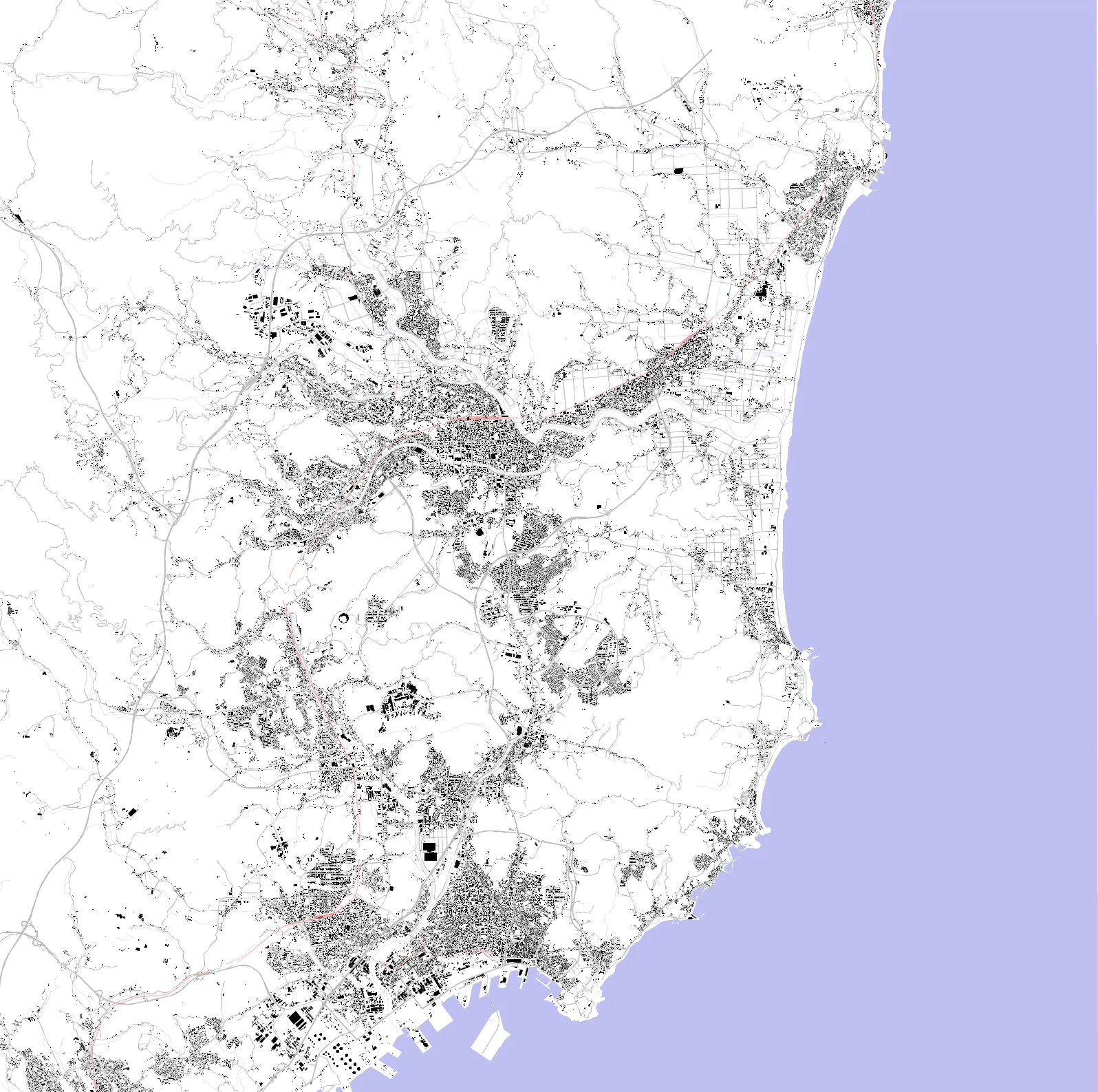 Iwaki figure ground plan