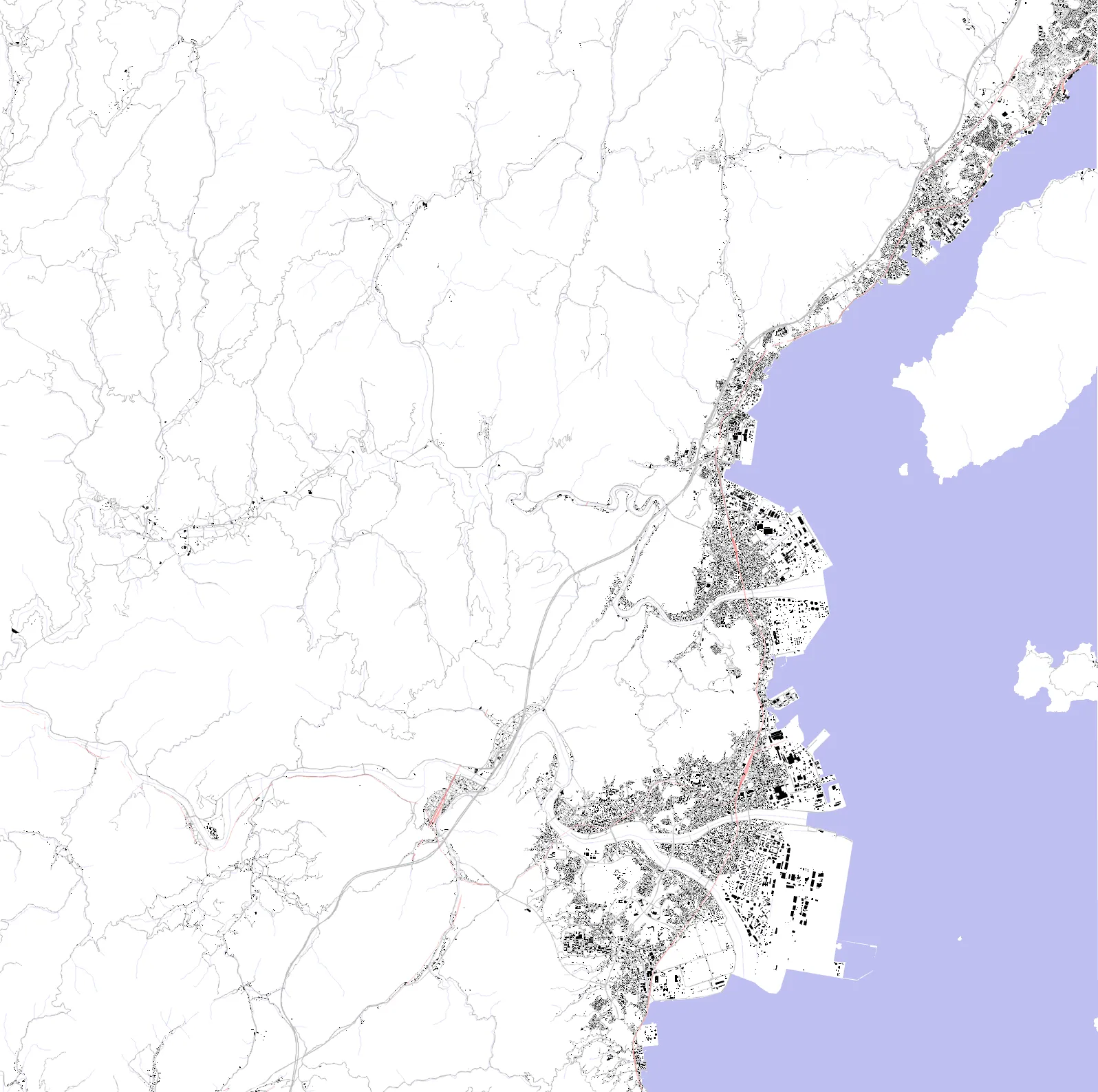 Iwakuni figure ground plan