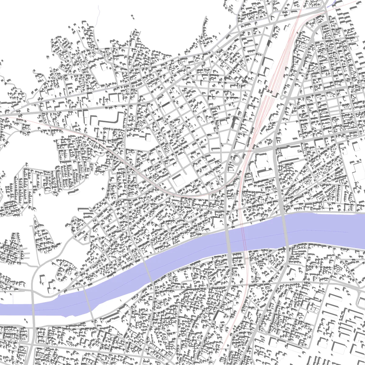 Iwakuni site plan (2.5 km)