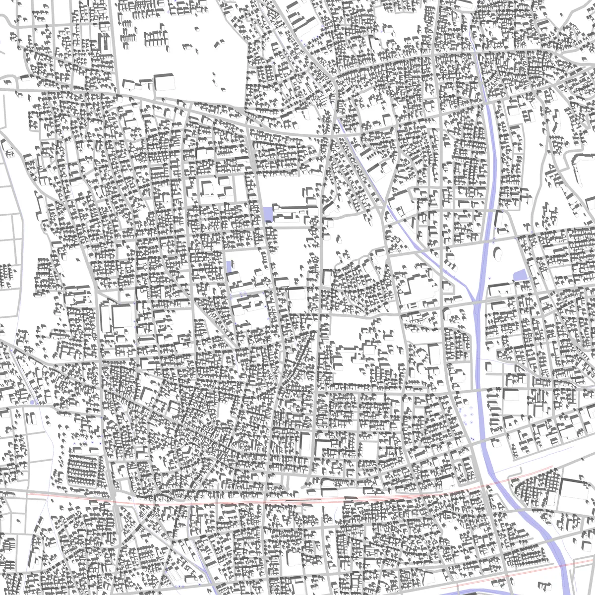 Iwata Lageplan (2,5 km)
