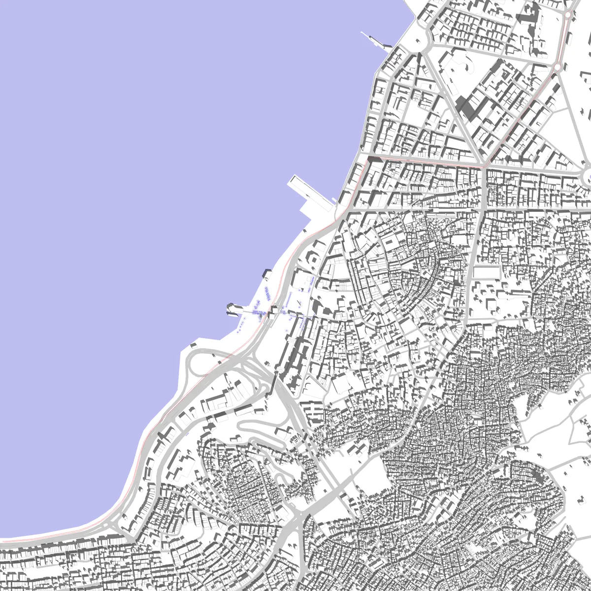İzmir site plan (2.5 km)